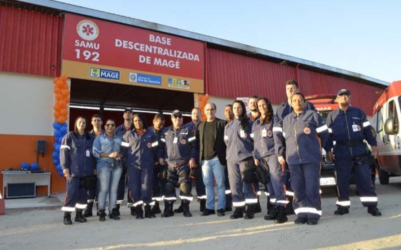 Base do SAMU é inaugurada em Magé