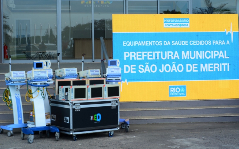 Prefeitura do Rio de Janeiro cede respiradores ao Hospital Municipal de São João de Meriti   