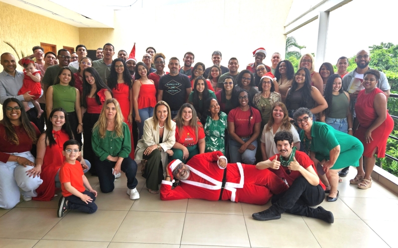 CISBAF COMEMORA O NATAL COM OS COLABORADORES DA SEDE ADMINISTRATIVA