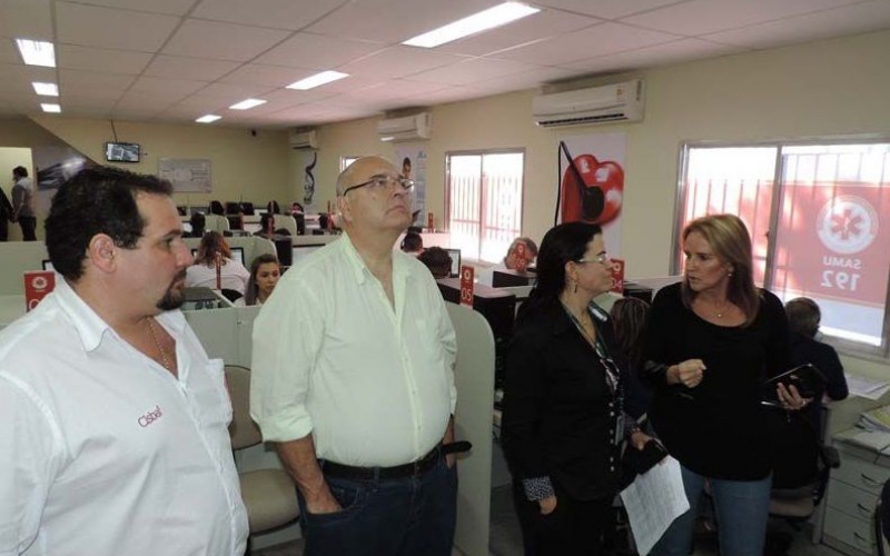 Ministério da Saúde faz visita técnica à nova Central de Regulação do Samu Baixada Fluminense