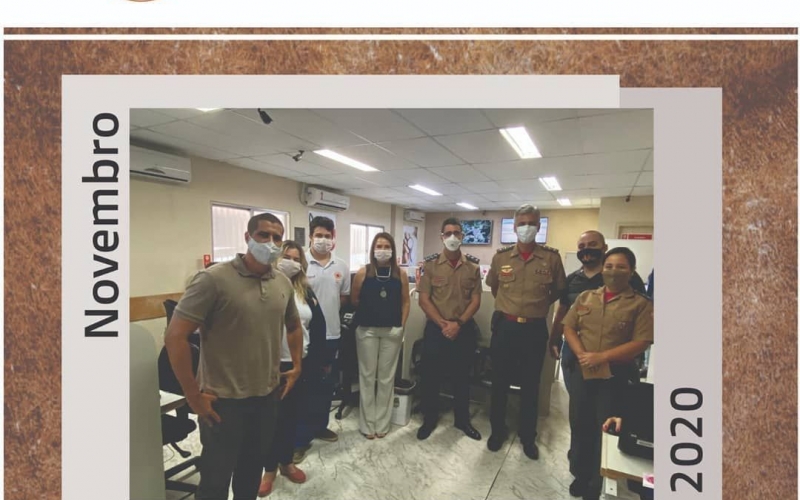 Equipe do CBMERJ conhece tecnologia empregada na Central de Regulação de Urgência Regional