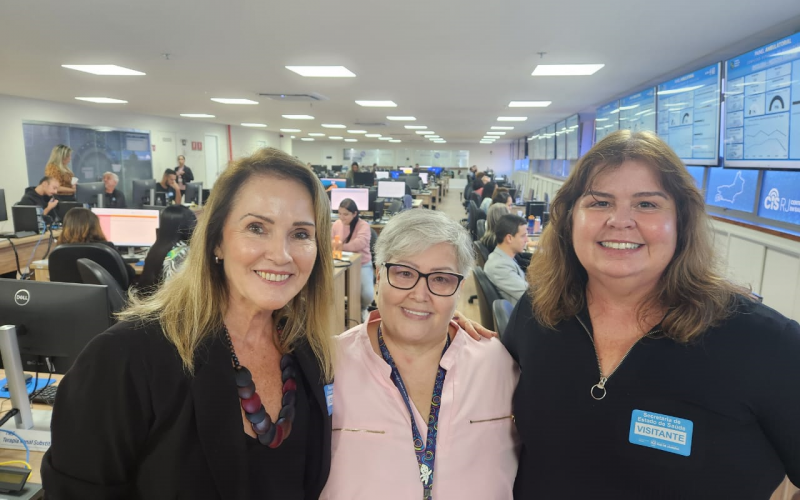 CISBAF VISITA O NOVO CENTRO DE INTELIGÊNCIA EM SAÚDE DO GOVERNO DO ESTADO