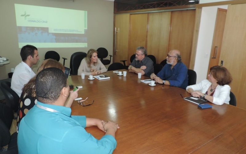 Cisbaf se reúne com equipe do Hospital Alemão Oswaldo Cruz