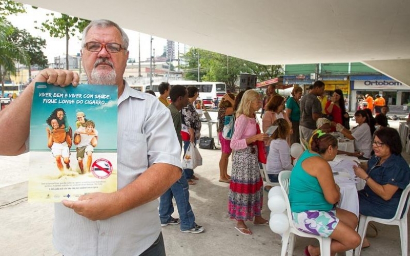 Caxias comemora Dia Mundial sem Tabaco na Praça do Pacificador