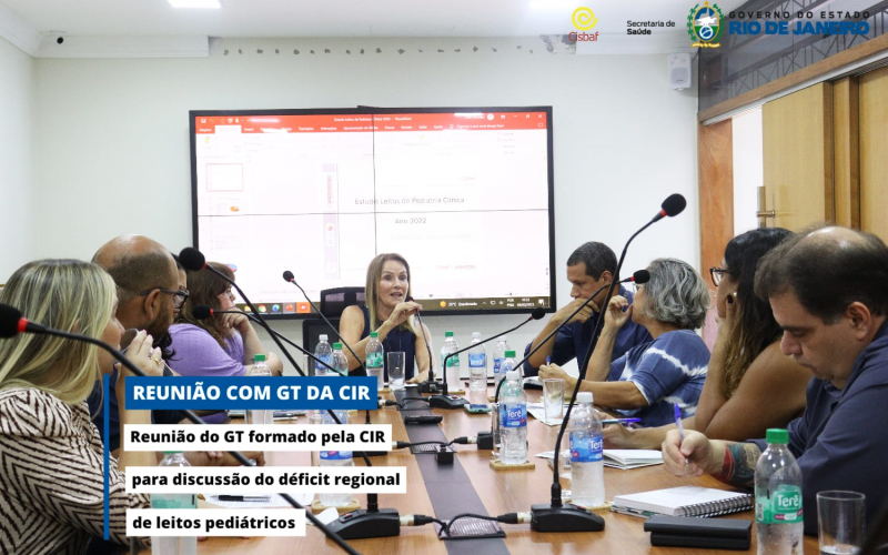 GT FORMADO PELA CIR, CISBAF E MUNICÍPIOS DEBATE DÉFICIT REGIONAL DE LEITOS PEDIÁTRICOS 