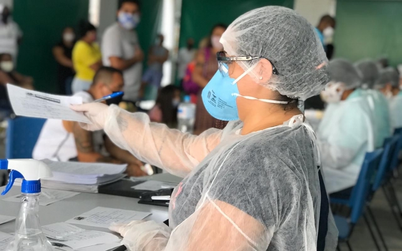 Luta contra o coronavírus: Queimados dá início à testagem rápida da população 