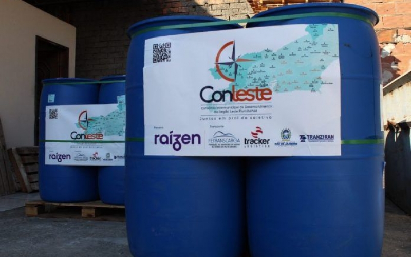 Saúde mageense recebe 1.000 litros de álcool 70% do Conleste    