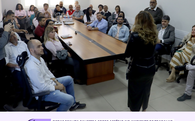 CISBAF REALIZA PALESTRA VOLTADA PARA O MÊS DE CONSCIENTIZAÇÃO SOBRE VIOLÊNCIA CONTRA A MULHER