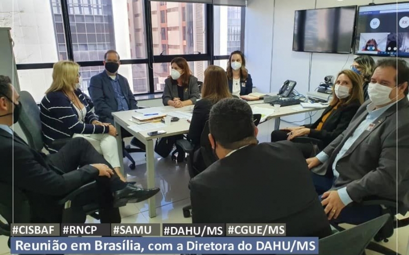 CISBAF PARTICIPA DE REUNIÃO EM BRASÍLIA PARA REALINHAMENTO DO CUSTEIO DO SAMU