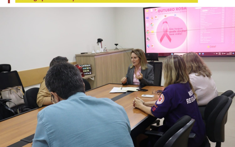 REUNIÃO COM REPRESENTANTE DA SECRETARIA DE SAÚDE DE MAGÉ DISCUTE O ATENDIMENTO DO SAMU  