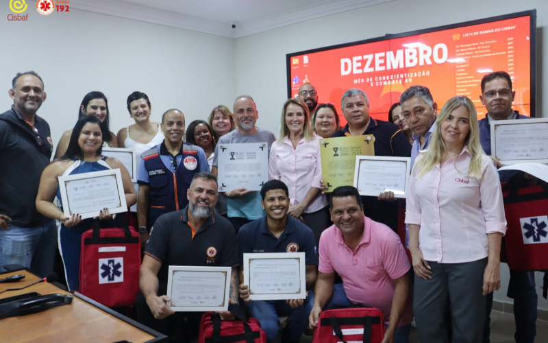 CISBAF REALIZA 2ª EDIÇÃO DO PRÊMIO REGIONAL DE EXCELÊNCIA DO SAMU BAIXADA FLUMINENSE