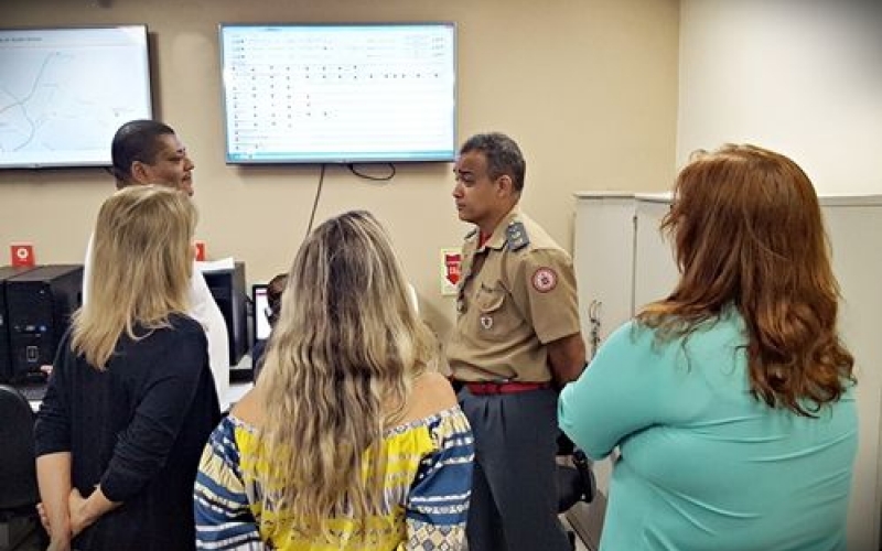 Cisbaf recebe a visita do Comandante do 4° GBM - Nova Iguaçu