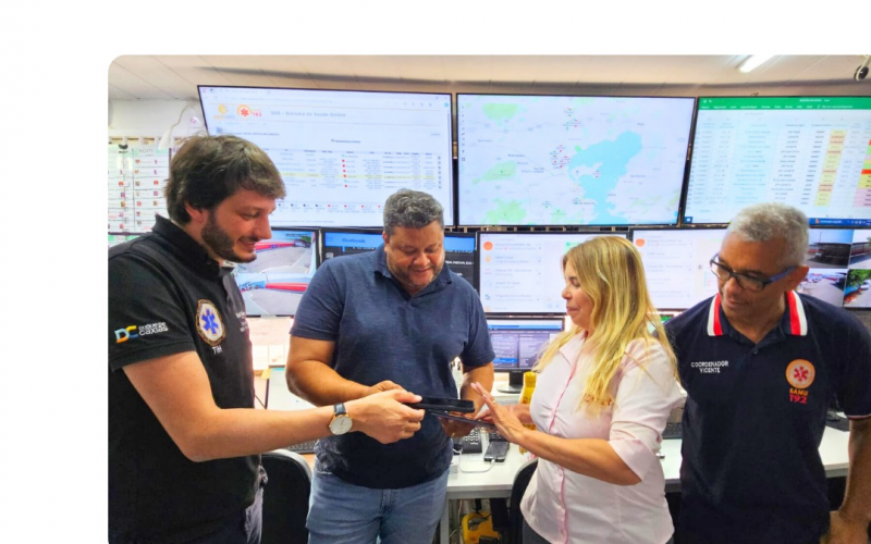  VISITA TÉCNICA DA À BASE DESCENTRALIZADA DO SAMU NO MUNICÍPIO DE DUQUE DE CAXIAS