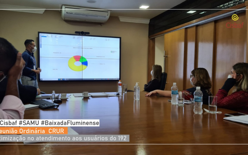 REUNIÃO CRUR PROPÕE O DESENVOLVIMENTO DE FERRAMENTAS QUE CONTRIBUAM COM  A QUALIDADE DO TEMPO-RESPOSTA DO SAMU 