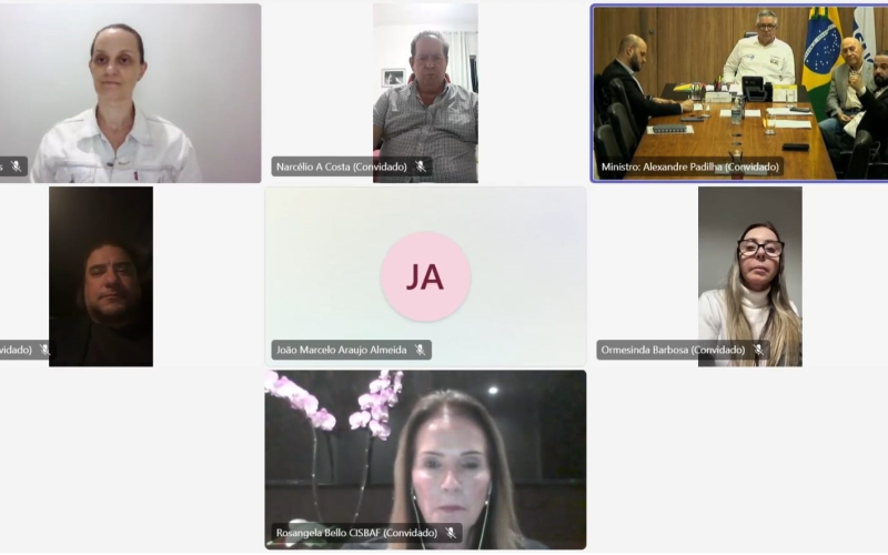 REUNIÃO COM O MINISTRO DA SAÚDE, ALEXANDRE PADILHA, E A RNCP DISCUTE O FINANCIAMENTO DO SAMU